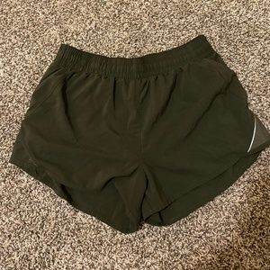 Green Workout Shorts